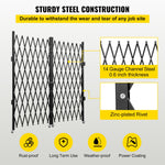 VEVOR Double Folding Security Gate Folding Door Gate 310 × 154 cm(W × H)Scissor Gate