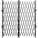 VEVOR Double Folding Security Gate Folding Door Gate 310 × 154 cm(W × H)Scissor Gate