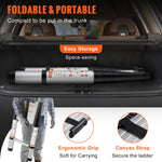 VEVOR Telescoping Ladder Aluminum Extension Step 381 cm Multi-purpose Portable