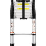 VEVOR Telescoping Ladder Aluminum Extension Step 381 cm Multi-purpose Portable