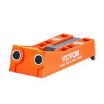 VEVOR Pocket Hole Jig, 56 Pcs Mini Jig Pocket Hole System with 22.9 cm C-clamp, Step Drill, Wrench, Drill Stop Ring, Square Drive Bit, and Screws, for DIY Carpentry Projects