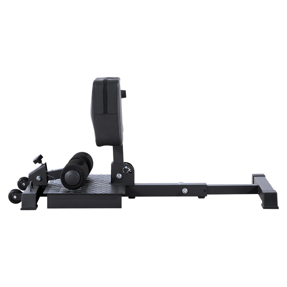 VEVOR Sissy Squat Machine, Multi-Function Deep Sissy Squat Bench for Leg Muscle Training, Easy Setup & Foldable Core Waistline & Glute Workout Equipment, Leg Exercise Machine for Home Gym, Black