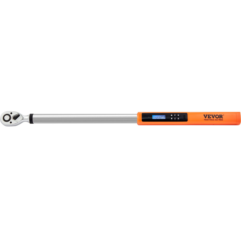 VEVOR Digital Torque Wrench, 1.3 cm Drive Electronic Torque Wrench, Torque Wrench Kit 25-250ft.lb/34-340n.m Torque Range Accurate to ±2%, 3-Mode Adjustable Torque Wrench Set with LED Buzzer Calibration