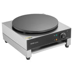 VEVOR Electric Crepe Maker, 16-Inch Commercial Crepe Machine, 3000W Flat Plate Crepe Griddle, Nonstick Stainless Steel Pancake Making Machine, Desktop Circular Cereals Pancake Stove with Temp Control
