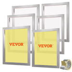 VEVOR Screen Printing Kit Silk Screen Printing Frame 50.8 cm x 61 cm 110 Count Mesh 6pcs