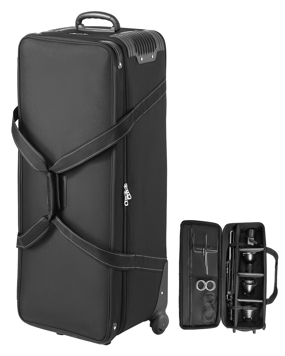 VEVOR Studio Equipment Trolley Case 100x38x32cm (39.37 x 14.96 x 12.60 in) Rolling Camera Bag