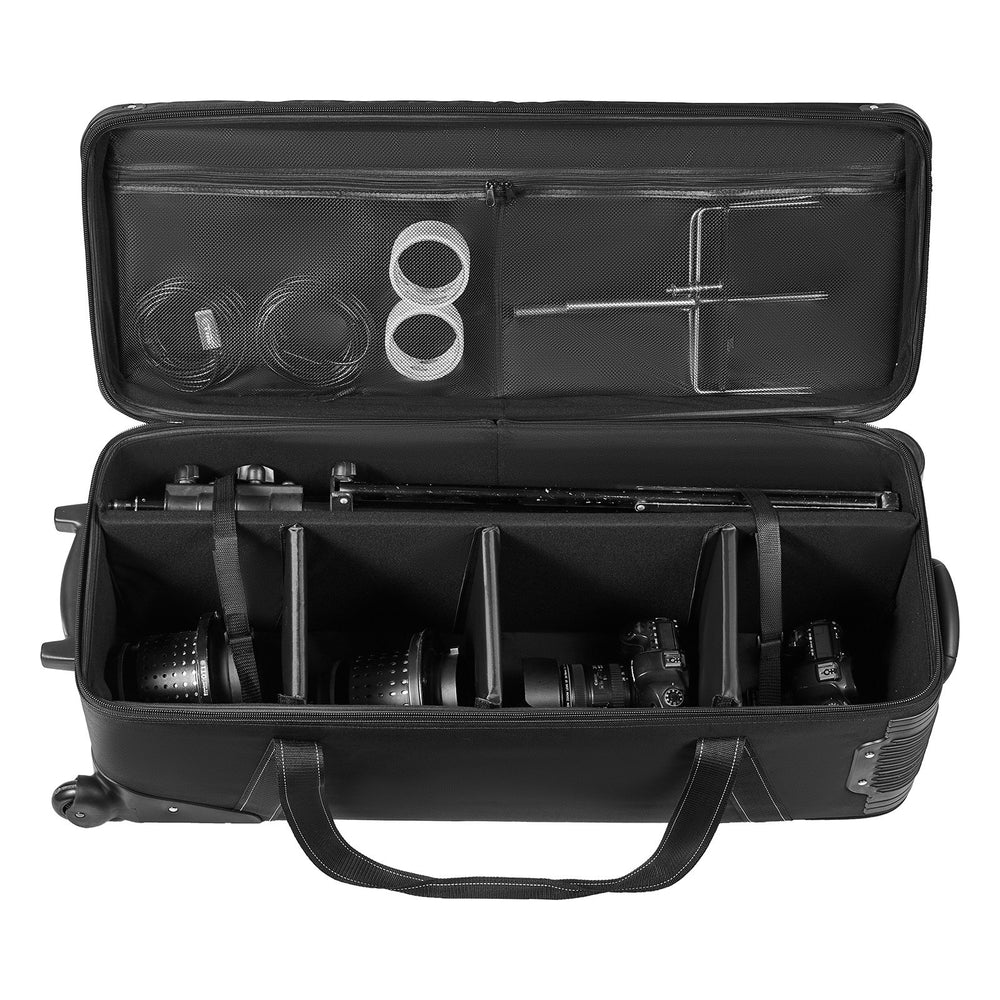 VEVOR Studio Equipment Trolley Case 100x38x32cm (39.37 x 14.96 x 12.60 in) Rolling Camera Bag