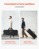VEVOR Studio Equipment Trolley Case  910x300x355mm (35.83 x 11.81 x 14 in) Rolling Camera Bag