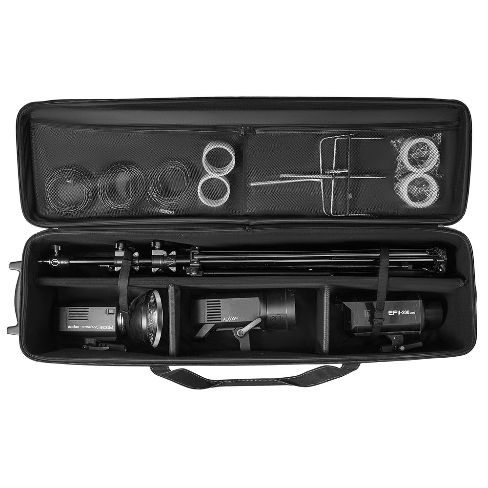 VEVOR Studio Equipment Trolley Case 131x36.5x38cm (51.57 x 14.37 x 14.96) in Rolling Camera Bag