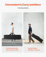 VEVOR Studio Equipment Trolley Case  118x37x30cm (46.46 x 14.57 x 11.81 in) Rolling Camera Bag