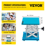 VEVOR Lab Jack Stand 8" x 8" Aluminum Lab Lift Jack Laboratory Jack 88LBS/40KG