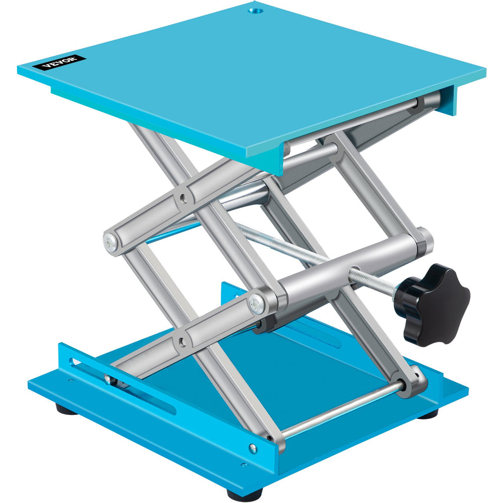VEVOR Lab Jack Stand 8" x 8" Aluminum Lab Lift Jack Laboratory Jack 88LBS/40KG