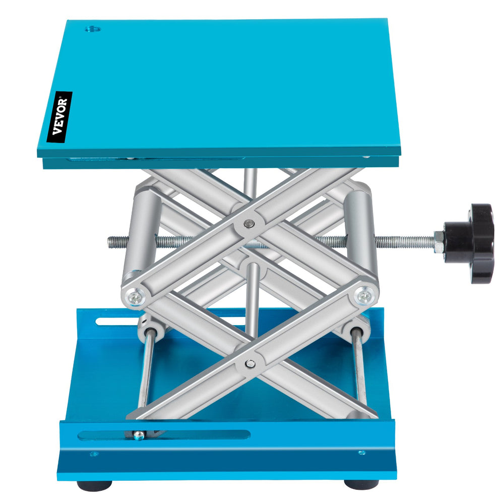 VEVOR Lab Jack Stand 8" x 8" Aluminum Lab Lift Jack Laboratory Jack 88LBS/40KG