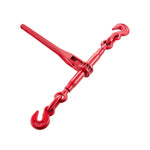 VEVOR 9215LBS 3/8" – 1/2" Ratchet Binders 9,215 LBS Secure Working Load, G70 Hooks and Adjustable Length, for Grade 70-80 Chains, Tie Down, Hauling, Towing, 2-Pack, Red