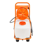 VEVOR Lawn Sprayer with Wheels, Adjustable Pressure 0-90 PSI, Sprayer with 60L Tank, with 8 Nozzles, 2 Wands, Wide Opening Lid for Garden, Weeding, Spraying