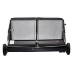 VEVOR 26.7 cm Tow Behind Lawn Sweeper, 26 cu.ft. Large Yard Sweeper, Adjustable Sweeping Height, Heavy Duty Leaf & Grass Collector with Dumping Rope, Pull Behind Sweepers for Debris Grass Clippings
