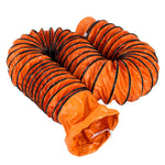 VEVOR 25FT Duct Hosing extraction flexible ducting PVC Flexible12 Inch Portable for Exhaust Fan pvc ducting