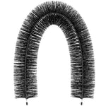 VEVOR Gutter Guard Brush With 120 FT Length Bristle, 4.33\" Dia. Gutter Brush Leaf Guard Fit for 5 Inches Gutter, Galvanized Steel Wire Gutter Brush, No Tools, DIY Gutter Leaf Guard for Keep out Debri