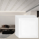 VEVOR Ceiling Tiles, 96-Pack 20 x 20 in, Drop Ceiling Tiles Premium Polystyrene Sheet, Easy Installation/ Cutting Plastic Glue-up Ceiling Tile, Basement Ceiling Covering for Home/Office Decoration