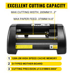 VEVOR 5 In1 Heat Press 38.1 x 38.1 cm Vinyl Cutter Plotter 35.6 cm Desktop Backlight T-shirt