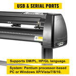 Digital Clamshell 15"x15" (38 X 38cm) Heat Transfer Press + 34 Inch Vinyl Cutter Machine Kit Software
