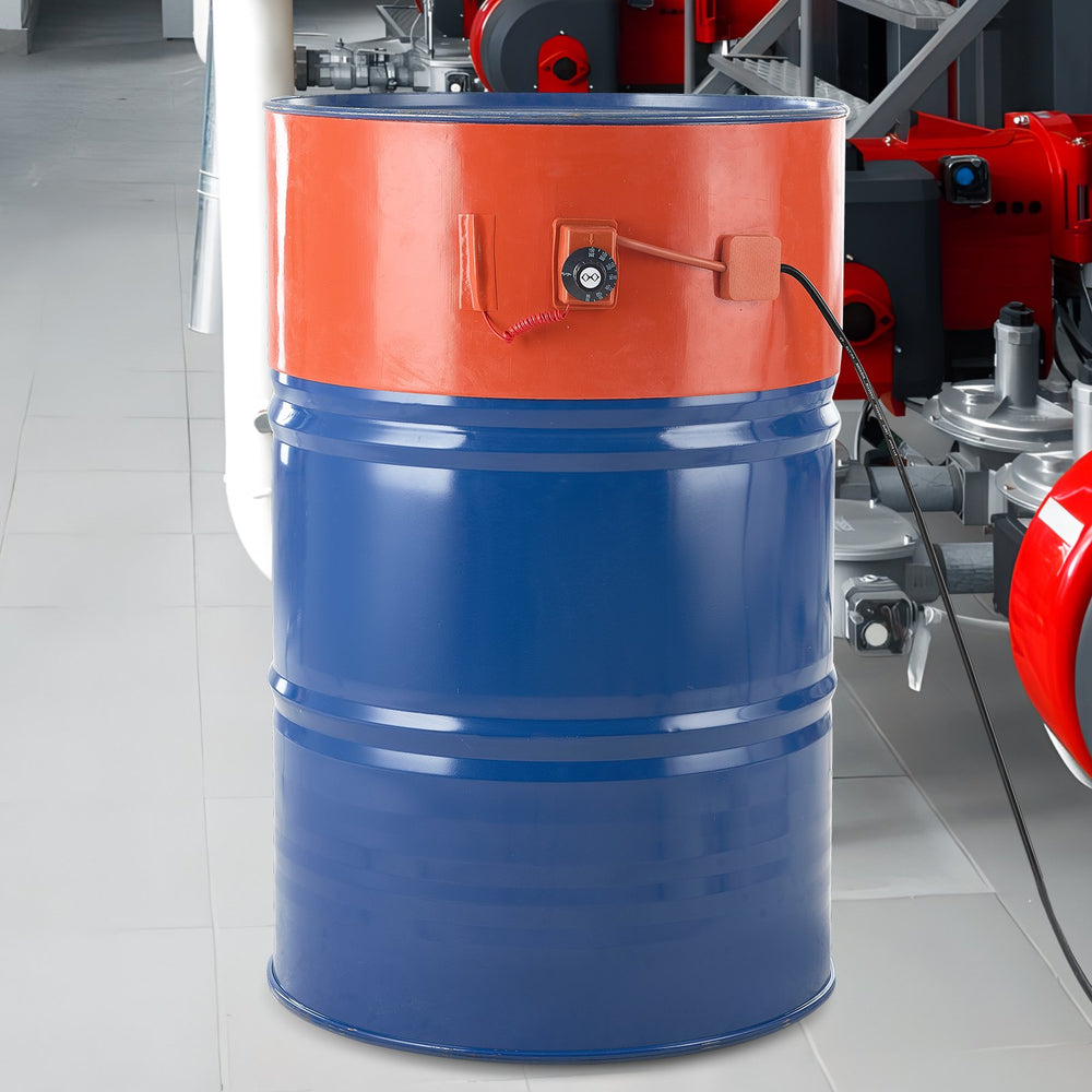 VEVOR 208.2 L Metal Drum Heater 1200 Watt 25.4 cm Width, 30-150°C Adjustable