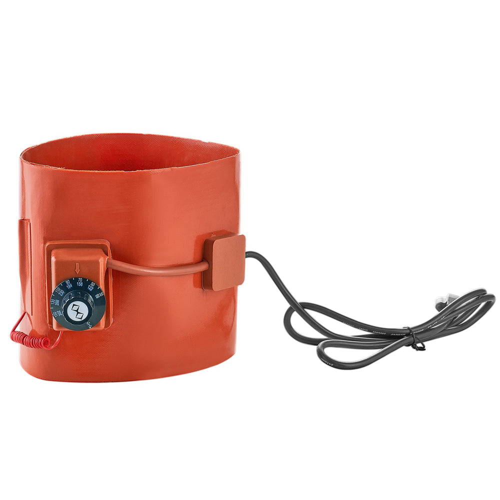 VEVOR 208.2 L Metal Drum Heater 1200 Watt 25.4 cm Width, 30-150°C Adjustable