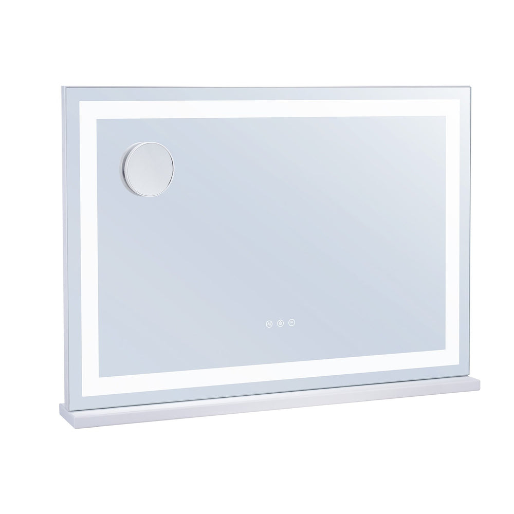 VEVOR Lighted Makeup Mirror 3 Color Vanity w/ USB Desktop Wall-mount 80x55.1 cm