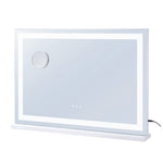 VEVOR Lighted Makeup Mirror 3 Color Vanity w/ USB Desktop Wall-mount 80x55.1 cm