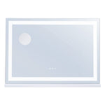 VEVOR Lighted Makeup Mirror 3 Color Vanity w/ USB Desktop Wall-mount 80x55.1 cm