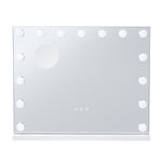 VEVOR Hollywood Vanity Mirror With Lights w/ USB Desktop Wall-mount 58x46 cm