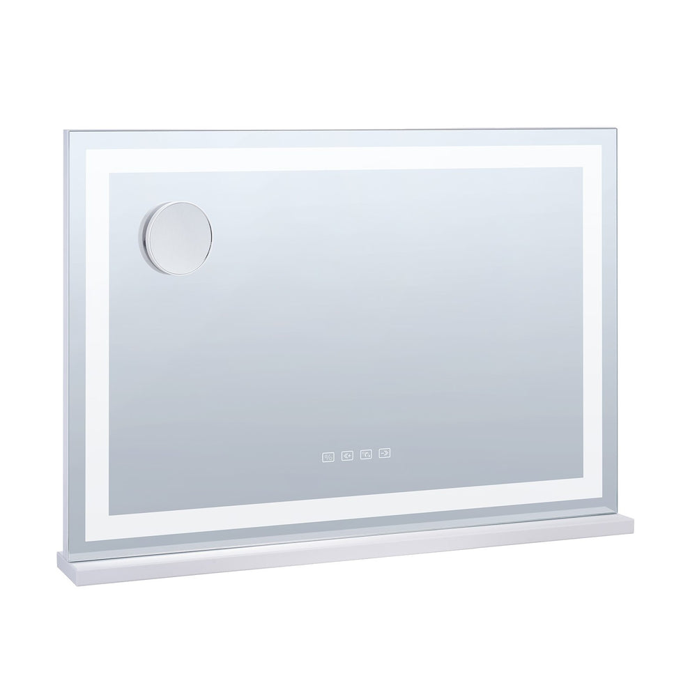 VEVOR Lighted Makeup Mirror 3 Color w/ Bluetooth USB Desktop Wall-mount 55.1 cm