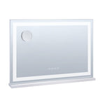 VEVOR Lighted Makeup Mirror 3 Color w/ Bluetooth USB Desktop Wall-mount 55.1 cm