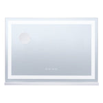 VEVOR Lighted Makeup Mirror 3 Color w/ Bluetooth USB Desktop Wall-mount 55.1 cm