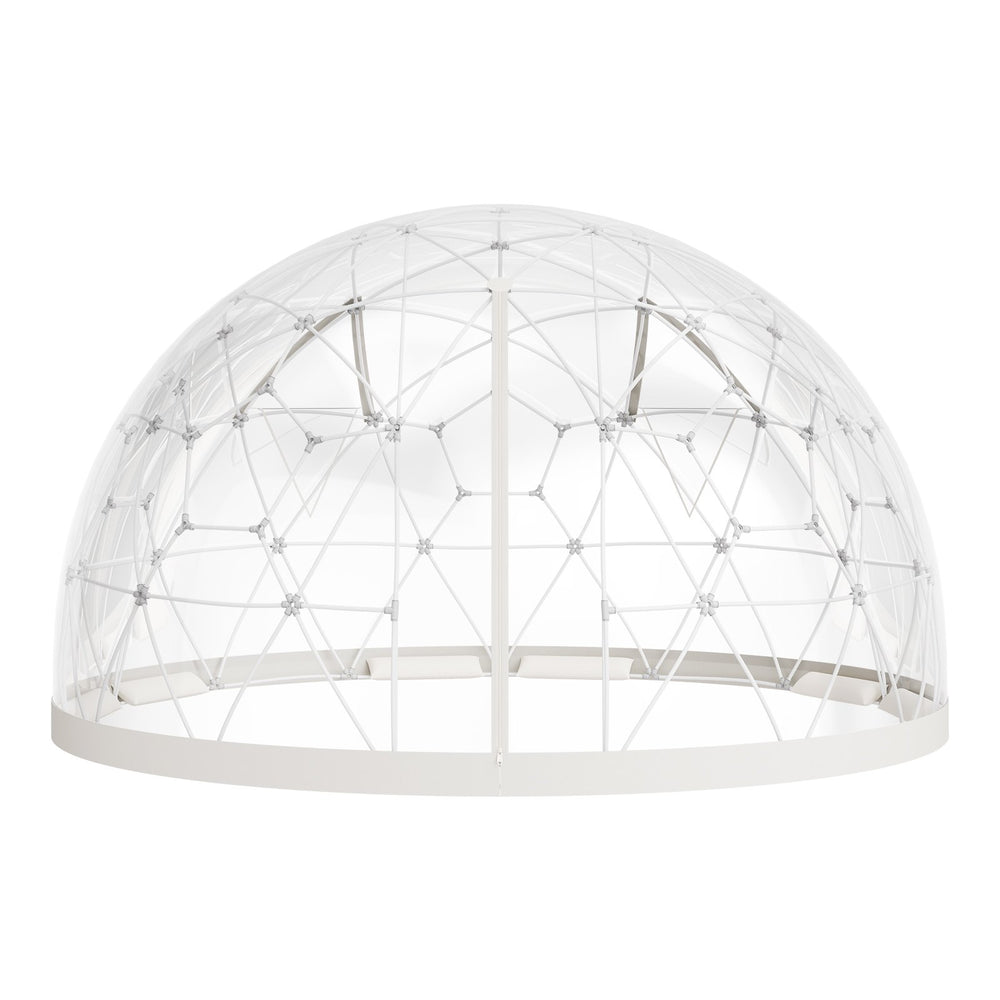 VEVOR Garden Dome Igloo, 4.5 x 2.7 m Outdoor Clear Bubble Tent for 4-7 Person, Weatherproof Geodesic Dome Greenhouse with Window, PVC Igloo Tent for Backyard Patios Camping Party Wedding