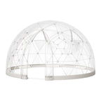 VEVOR Garden Dome Tent, 2.9 x 1.75 m Outdoor Clear Bubble Tent for 2-4 Person, Weatherproof Geodesic Dome Greenhouse with Window, PVC Igloo Tents for Backyard Patios Camping Party Wedding
