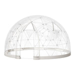 VEVOR Garden Dome Tent, 2.9 x 1.75 m Outdoor Clear Bubble Tent for 2-4 Person, Weatherproof Geodesic Dome Greenhouse with Window, PVC Igloo Tents for Backyard Patios Camping Party Wedding