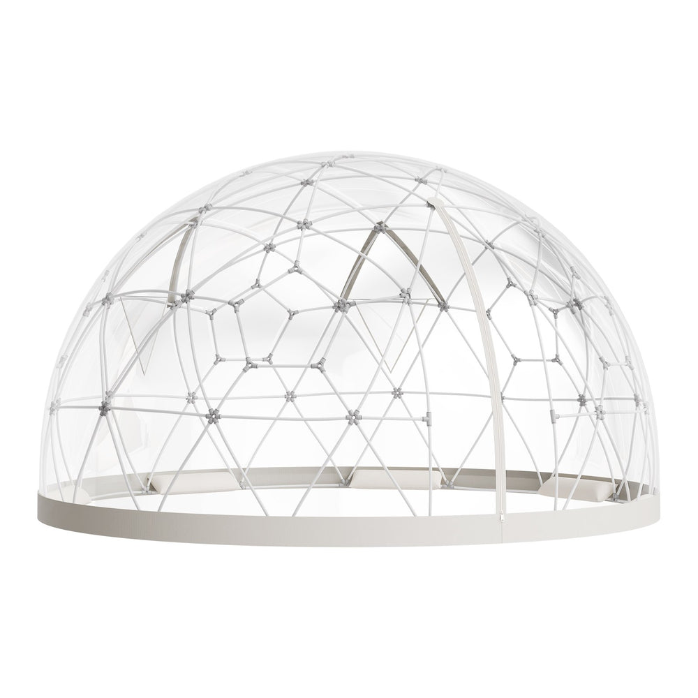 VEVOR Garden Dome Tent, 2.9 x 1.75 m Outdoor Clear Bubble Tent for 2-4 Person, Weatherproof Geodesic Dome Greenhouse with Window, PVC Igloo Tents for Backyard Patios Camping Party Wedding