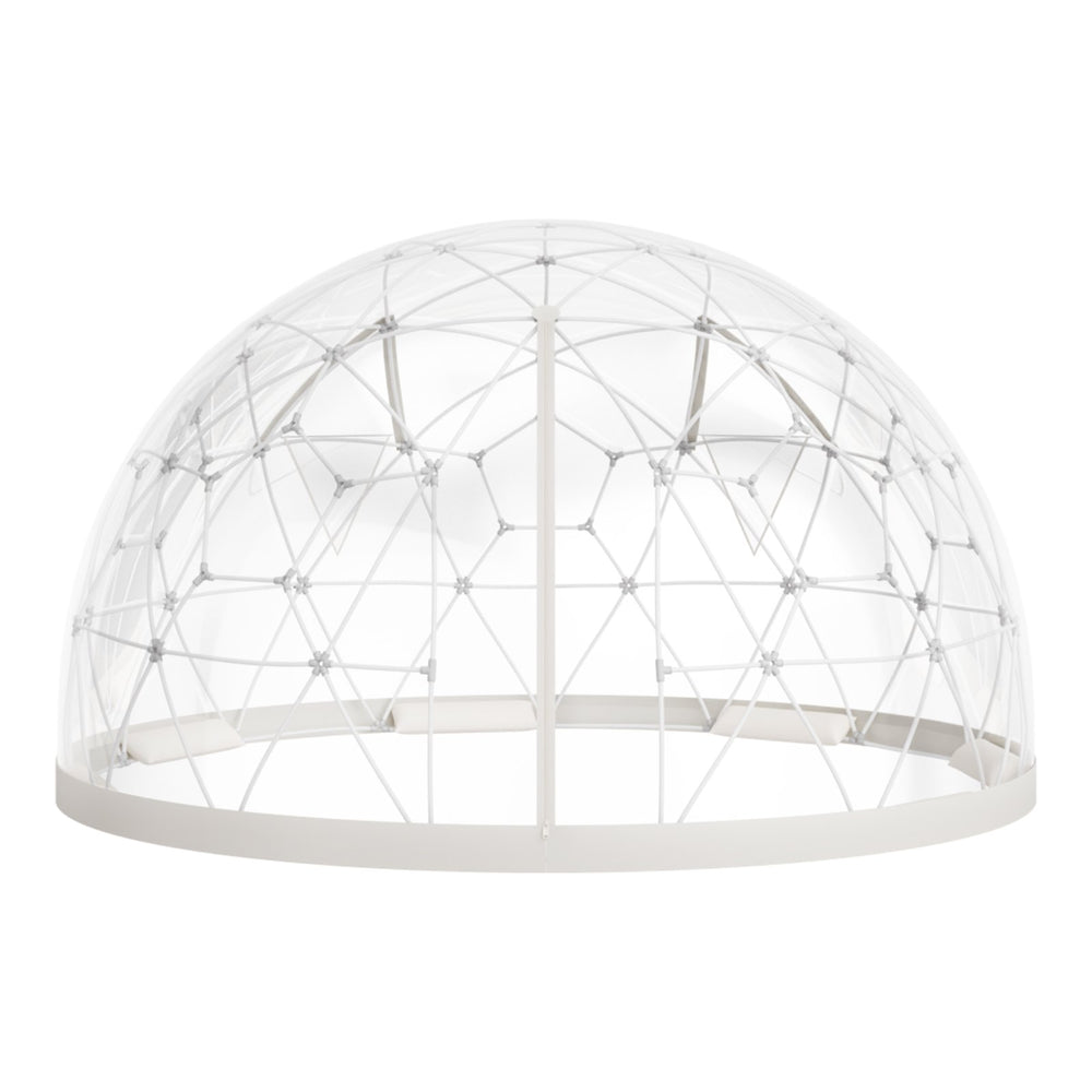 VEVOR Garden Dome Tent, 2.9 x 1.75 m Outdoor Clear Bubble Tent for 2-4 Person, Weatherproof Geodesic Dome Greenhouse with Window, PVC Igloo Tents for Backyard Patios Camping Party Wedding