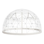 VEVOR Garden Dome Tent, 2.9 x 1.75 m Outdoor Clear Bubble Tent for 2-4 Person, Weatherproof Geodesic Dome Greenhouse with Window, PVC Igloo Tents for Backyard Patios Camping Party Wedding