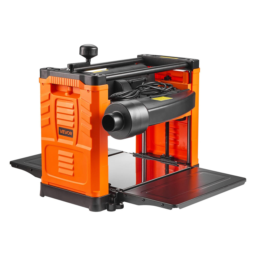 VEVOR Thickness Planer, Two Speed, 330 mm Width Worktable Power Benchtop Planer, Three-Blade, 2000W 23500 RPM Powerful Motor, Dual Rollers, Over Protection, Woodworking for Hard & Soft Wood Material