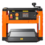 VEVOR Thickness Planer, Two Speed, 330 mm Width Worktable Power Benchtop Planer, Three-Blade, 2000W 23500 RPM Powerful Motor, Dual Rollers, Over Protection, Woodworking for Hard & Soft Wood Material