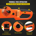 VEVOR Electric Pipe Threader, 2300W Pipe Threading Machine, Heavy-Duty Hand-Held Power Drive Kit, 220V Pipe Threader Machine, Portable Pipe Threader with 6 Dies 1.27-5.1 cm