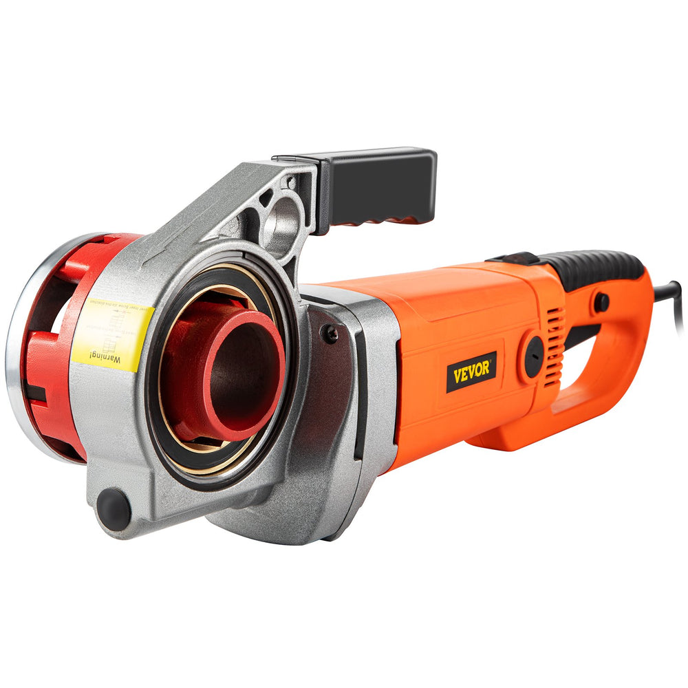 VEVOR Electric Pipe Threader, 2300W Pipe Threading Machine, Heavy-Duty Hand-Held Power Drive Kit, 220V Pipe Threader Machine, Portable Pipe Threader with 6 Dies 1.27-5.1 cm