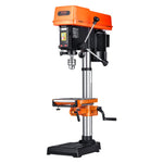 VEVOR 750W Bench Drill Press, 440-2580RPM Continuously Variable Speed ​​Adjustment Drill Press with 0-45° Tilting Work Table, 30.5 cm Swing, X-Ray Positioning