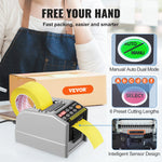 VEVOR Zcut-9 Automatic Tape Dispenser Adhesive Electric Tape Cutter Packaging Machine Tape Cutting Machine 6-60mm Tape Width