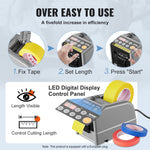 VEVOR Zcut-9 Automatic Tape Dispenser Adhesive Electric Tape Cutter Packaging Machine Tape Cutting Machine 6-60mm Tape Width