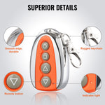 VEVOR Sliding Gate Opener Remote, 40 Meters Range, 4-Button Automatic Gate Opener Remote, Remotes for Garage Door Openers, Multi-Code Electric Rolling Driveway-Gate Closer Smart Key Security Kit