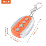 VEVOR Sliding Gate Opener Remote, 40 Meters Range, 4-Button Automatic Gate Opener Remote, Remotes for Garage Door Openers, Multi-Code Electric Rolling Driveway-Gate Closer Smart Key Security Kit