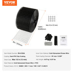 VEVOR 20 x 3048 cm Solar Panel Bird Guard Critter Guard Roll Kit 70pcs Fasteners